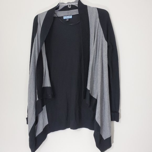 Cynthia Rowley Black/ Gray sweater size XS - Picture 1 of 5